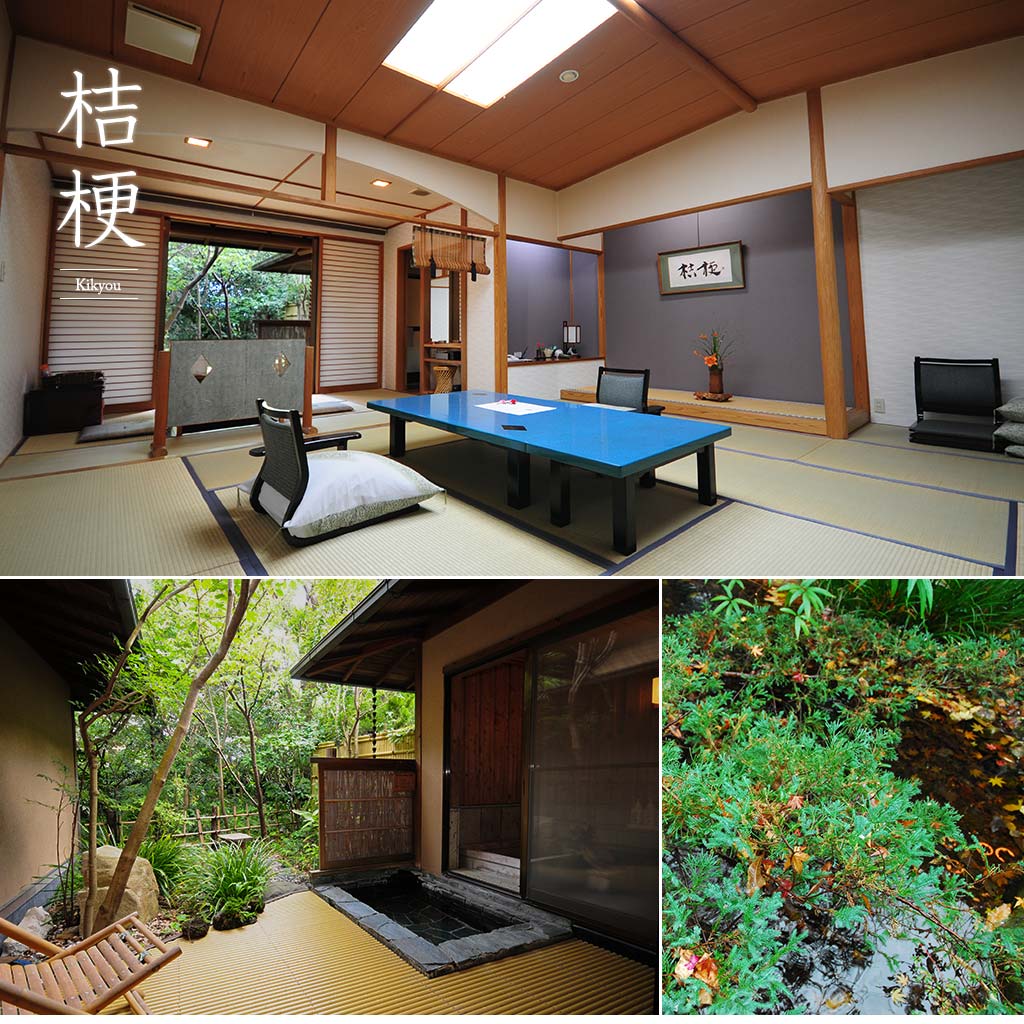 Guest room with Open-Air Onsen「桔梗（KIKYOU）」