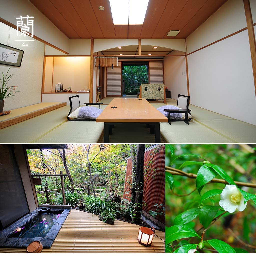 Guest room with Open-Air Onsen「蘭（RAN）」
